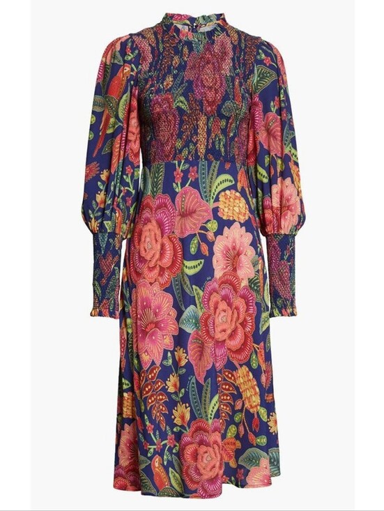 FARM Rio Dresses & Skirts - Farm Rio Macaw Bloom Floral Dress XS